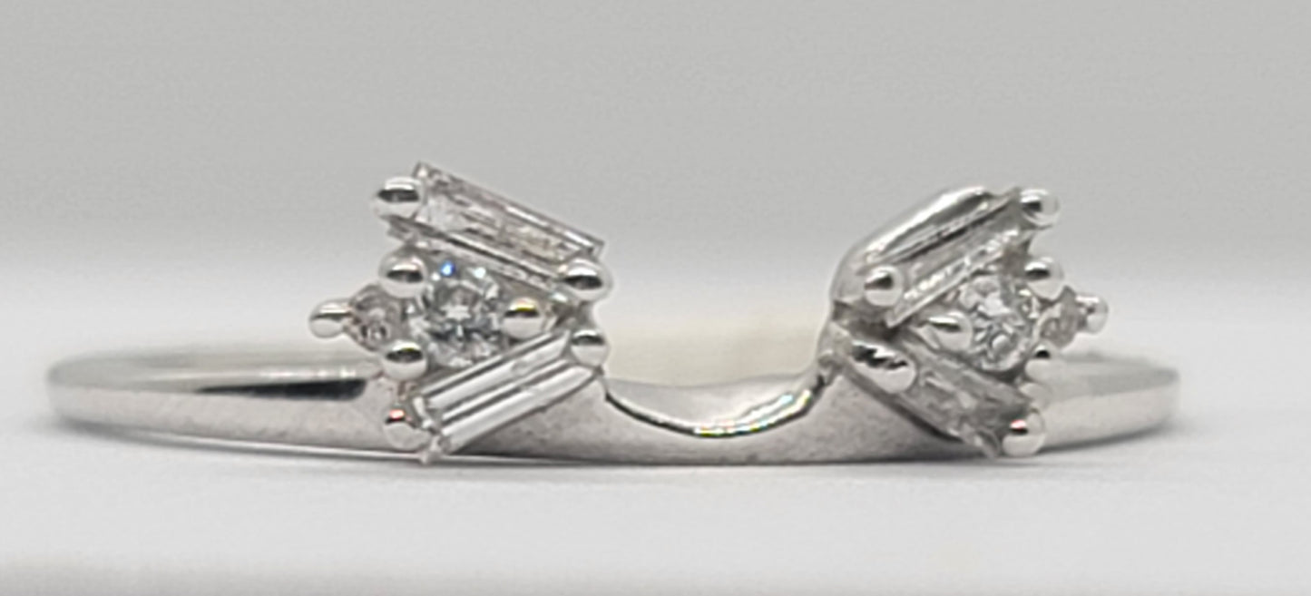 Ring Enhancer Baguette and Round Diamonds