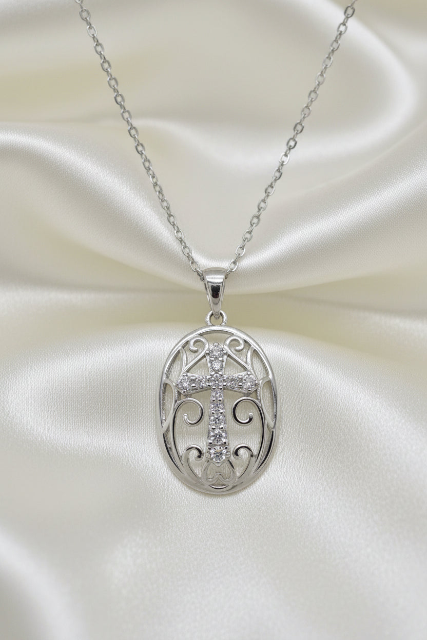 Sterling Silver Filigree Pendant