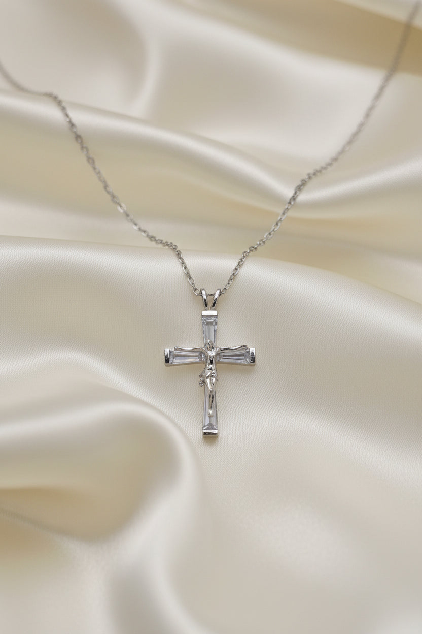 Sterling Silver Crucifix Pendant