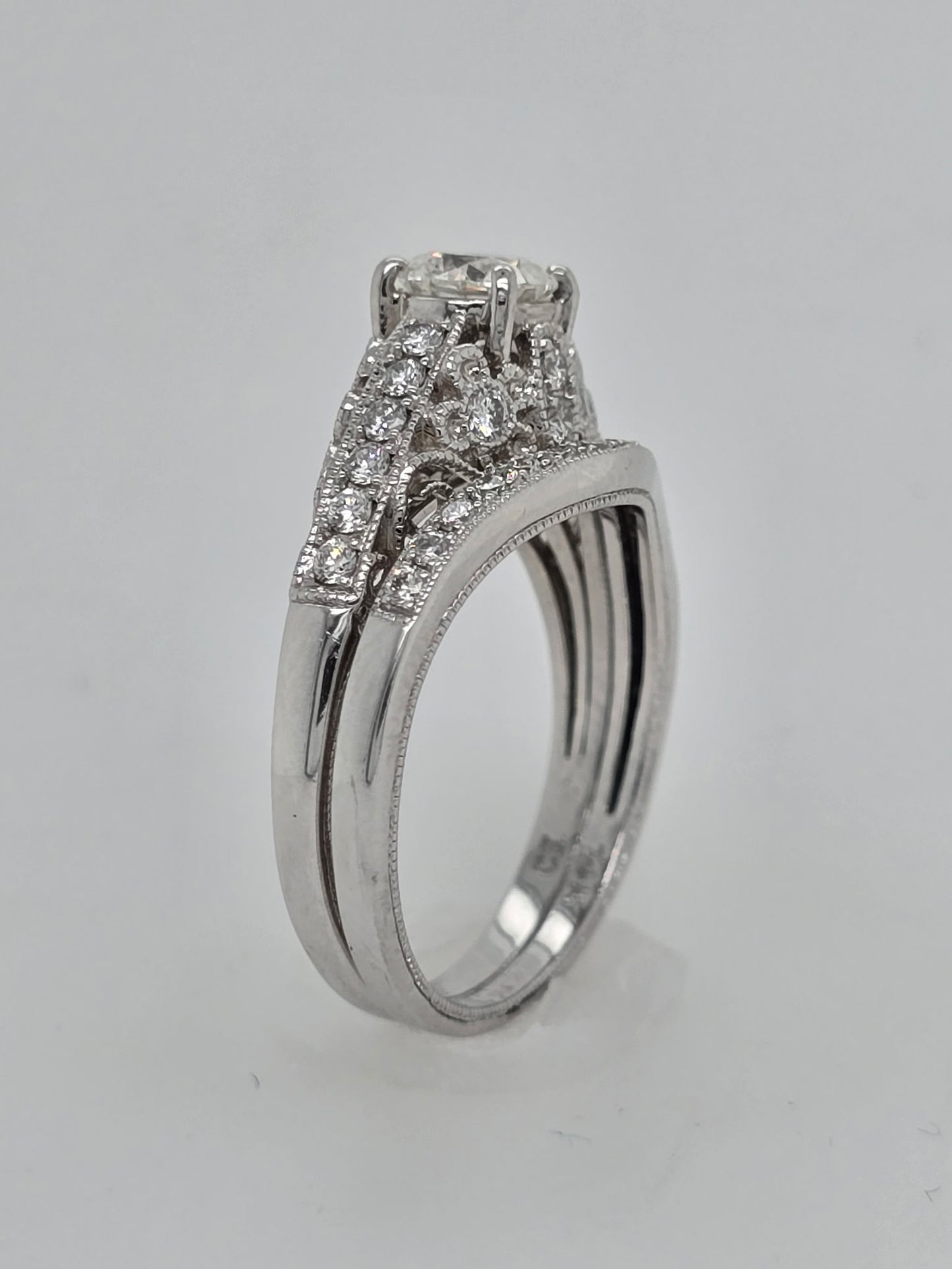 1 CTW Diamond Wedding Set