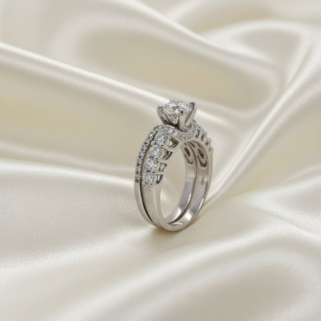 Diamond Wedding Set 1.85 CTW