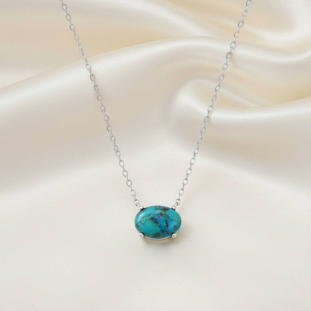Sterling Silver Turquoise Necklace
