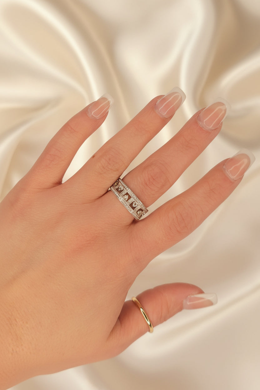 Estate Two Tone Diamond Band