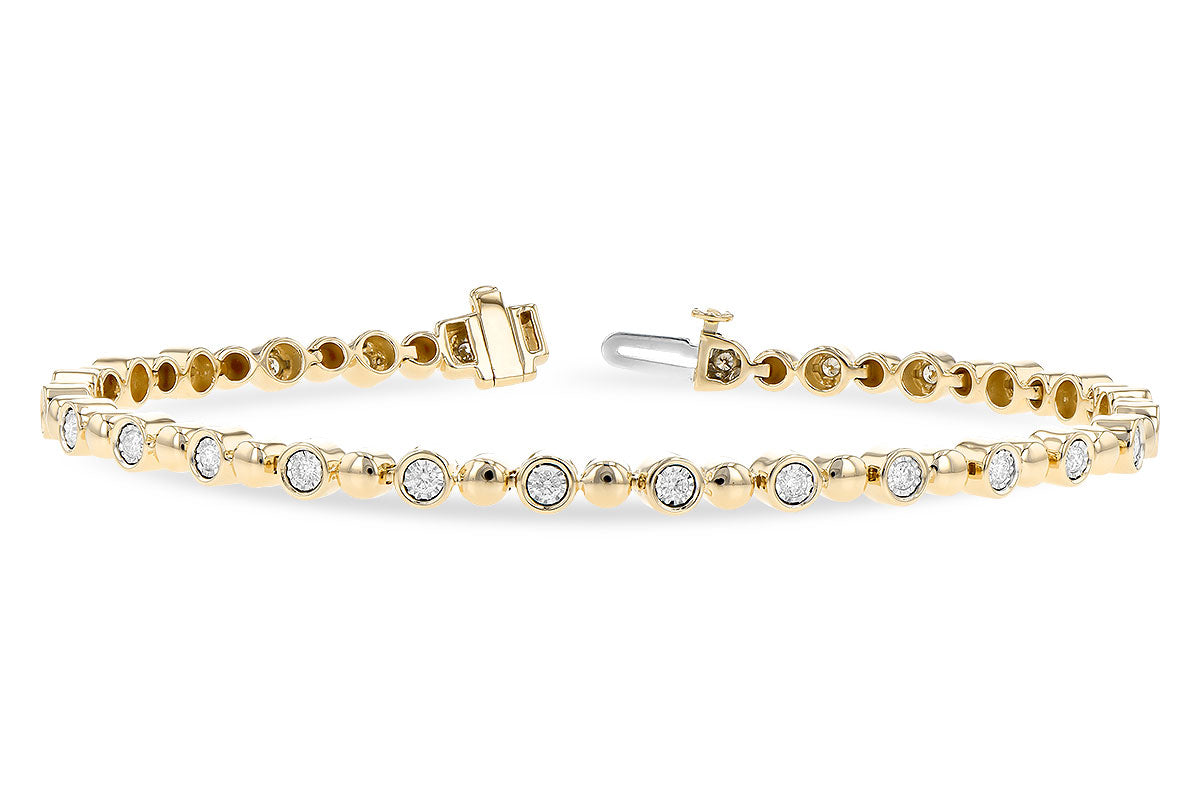 Bubble Style Tennis Bracelet