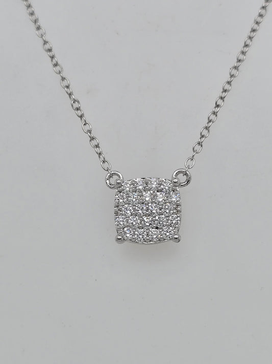 Nova Diamond Cluster Necklace