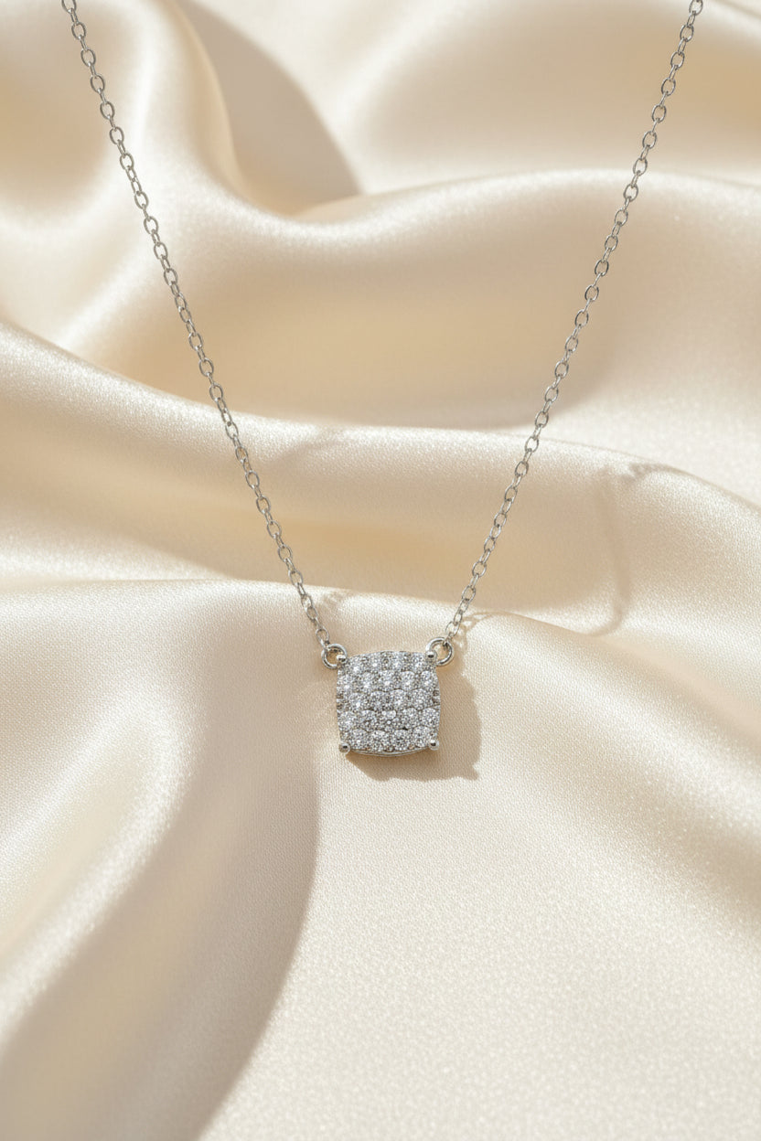 Nova Diamond Cluster Necklace