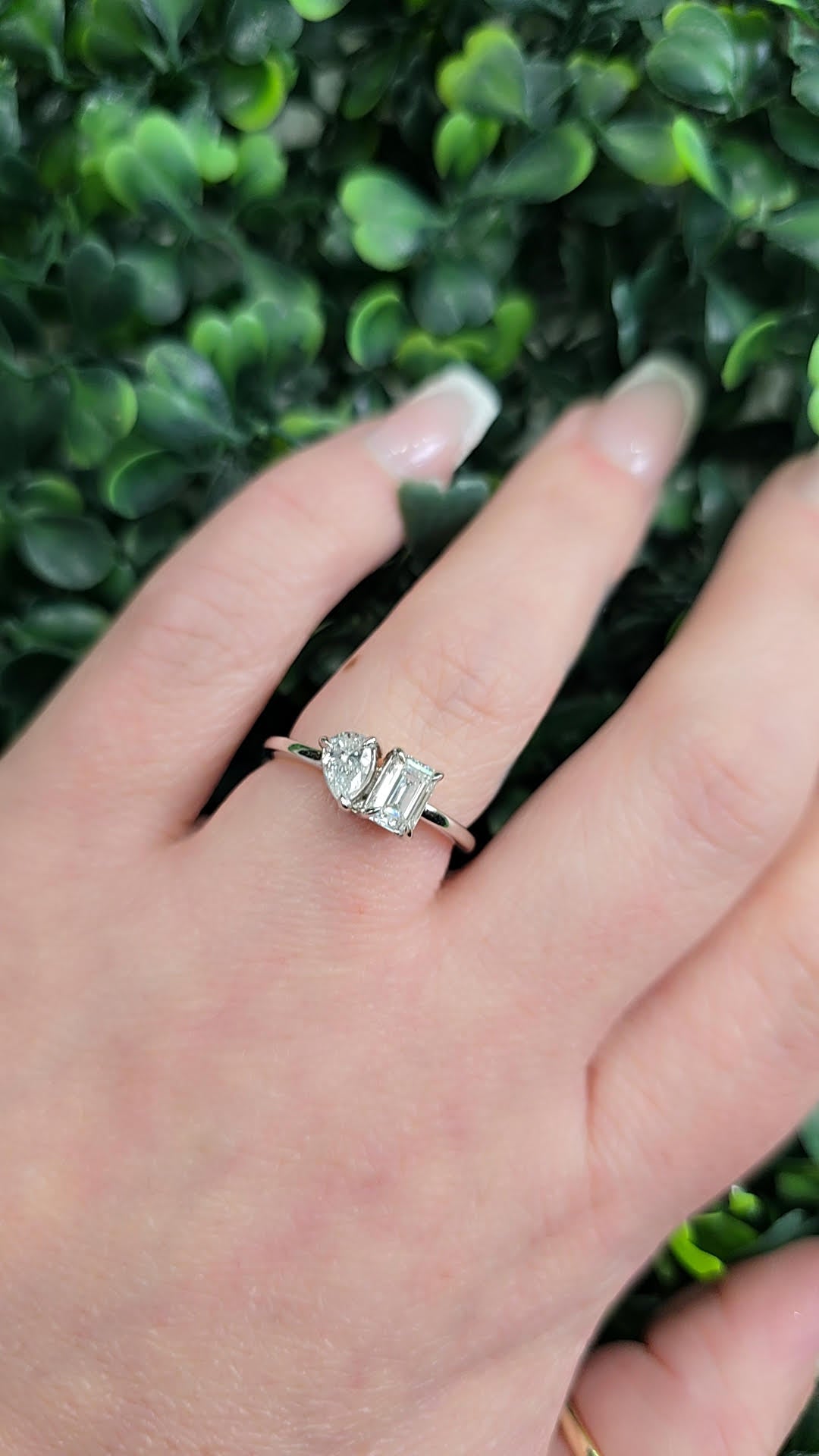 Toi Et Moi 1 Ct Lab Grown Diamond Ring