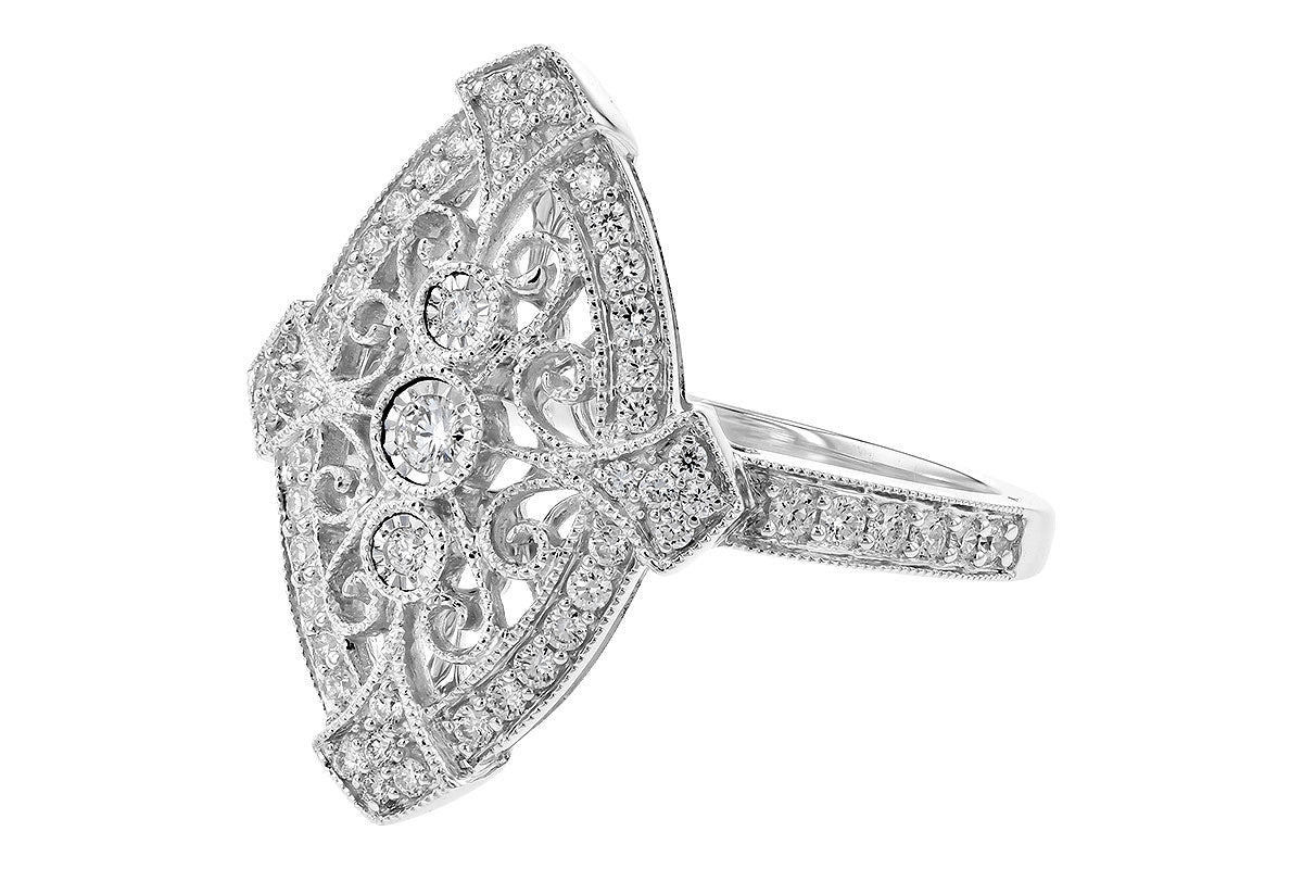 Vintage Style Diamond Fashion Ring