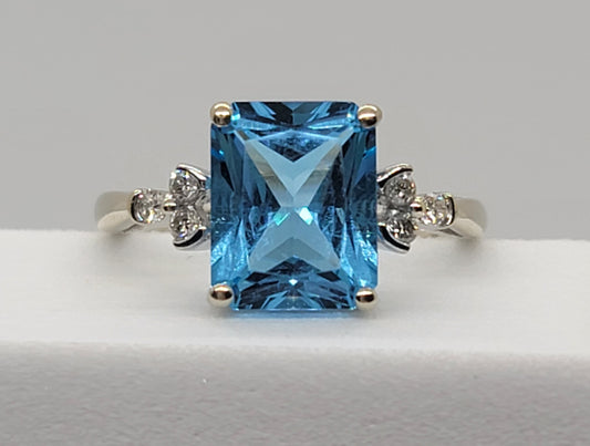 Blue Topaz Ring