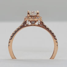Load image into Gallery viewer, Rose Gold Diamond Engagement Ring
