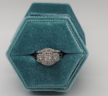 Load image into Gallery viewer, 14k white gold Diamond Wedding set
