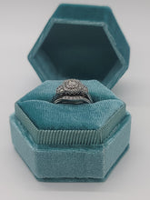 Load image into Gallery viewer, 14k white gold Diamond Wedding set
