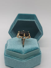 Load image into Gallery viewer, 14k yellow gold Smoky Quartz fashion ring
