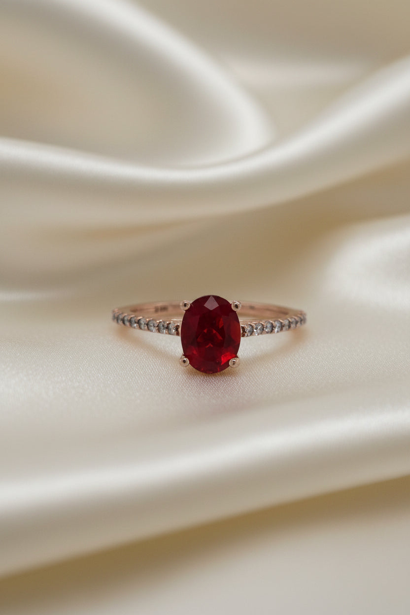 Estate Mexican Fire Opal Ring