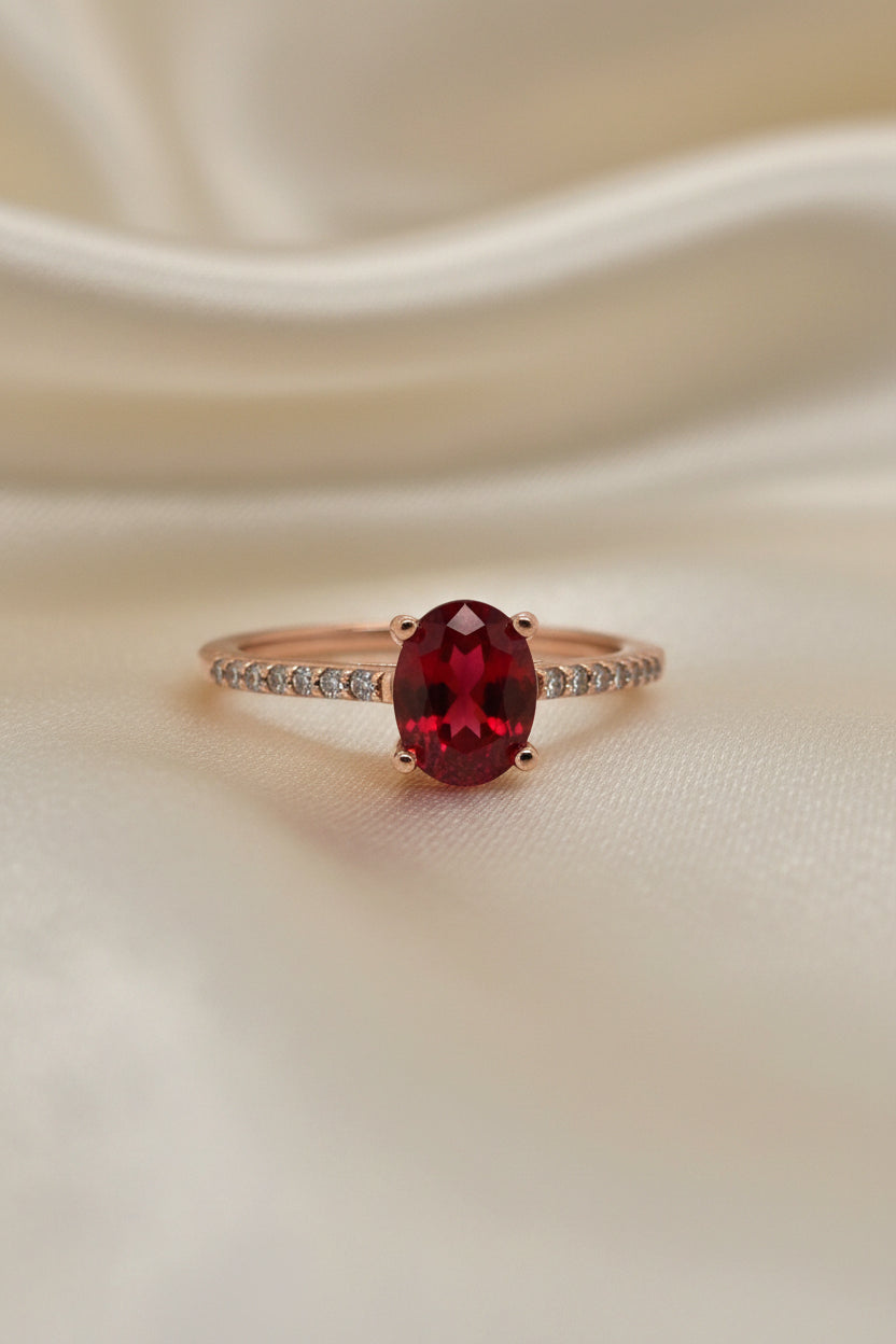 Estate Mexican Fire Opal Ring