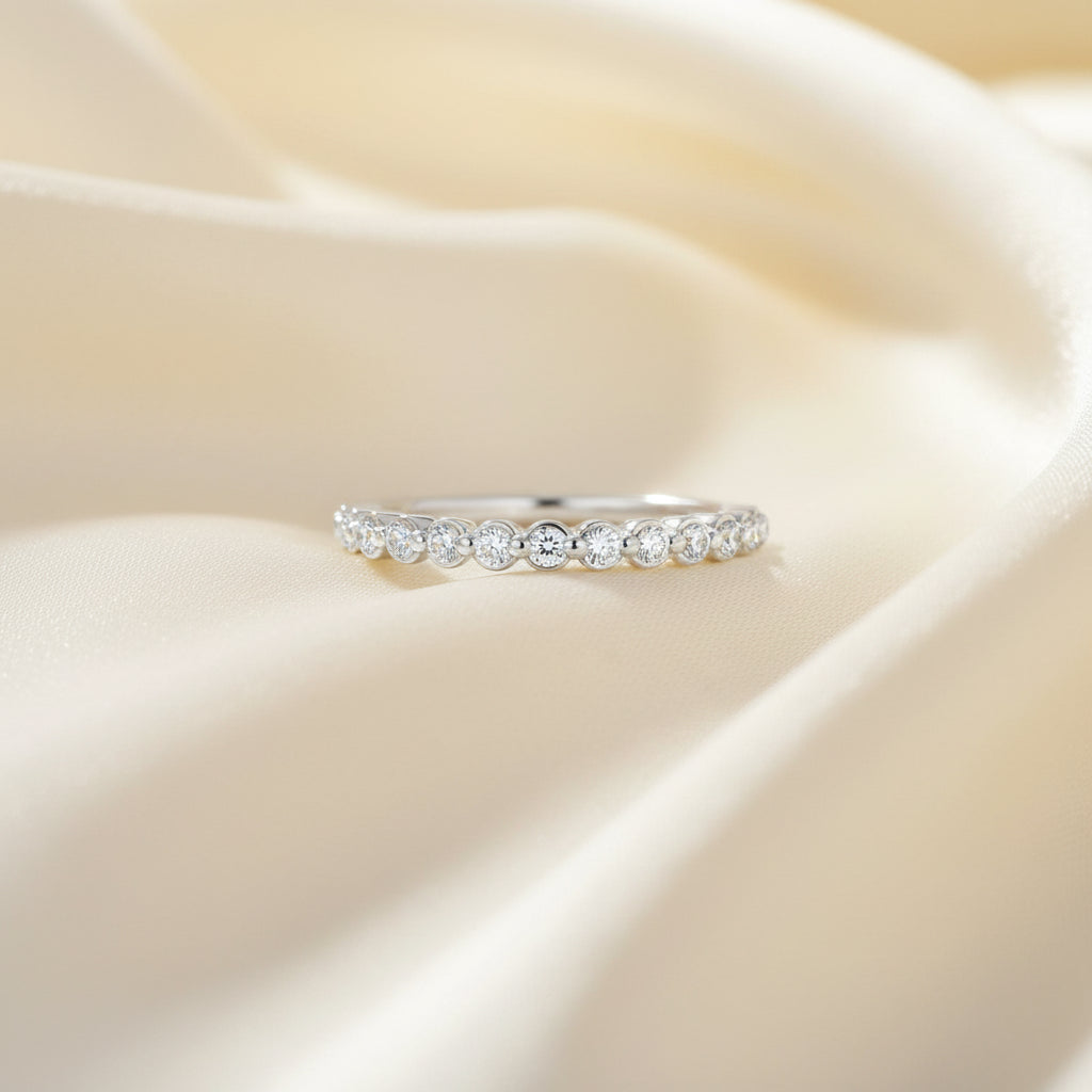 Estate Floating Diamond Band