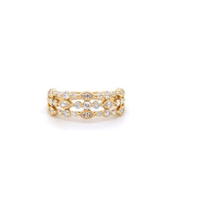 Load image into Gallery viewer, 14k Yellow Gold Diamond Fashion Ring
