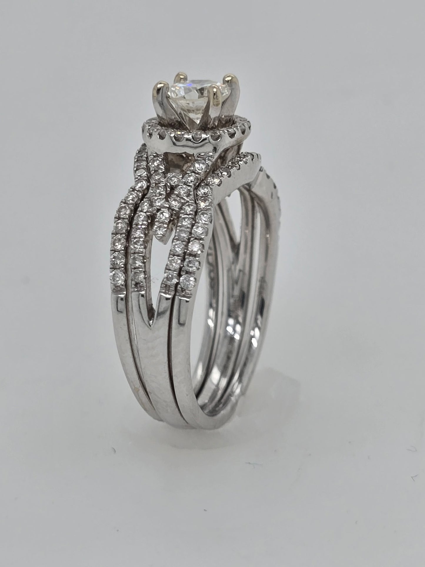 3 Piece Diamond Wedding Set