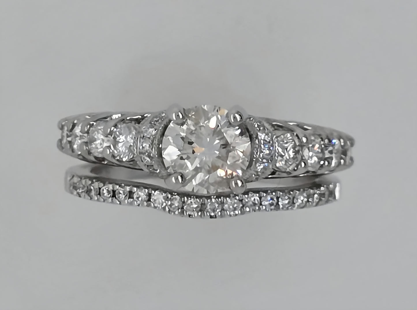 Diamond Wedding Set 1.85 CTW