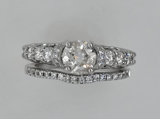 Diamond Wedding Set 1.85 CTW