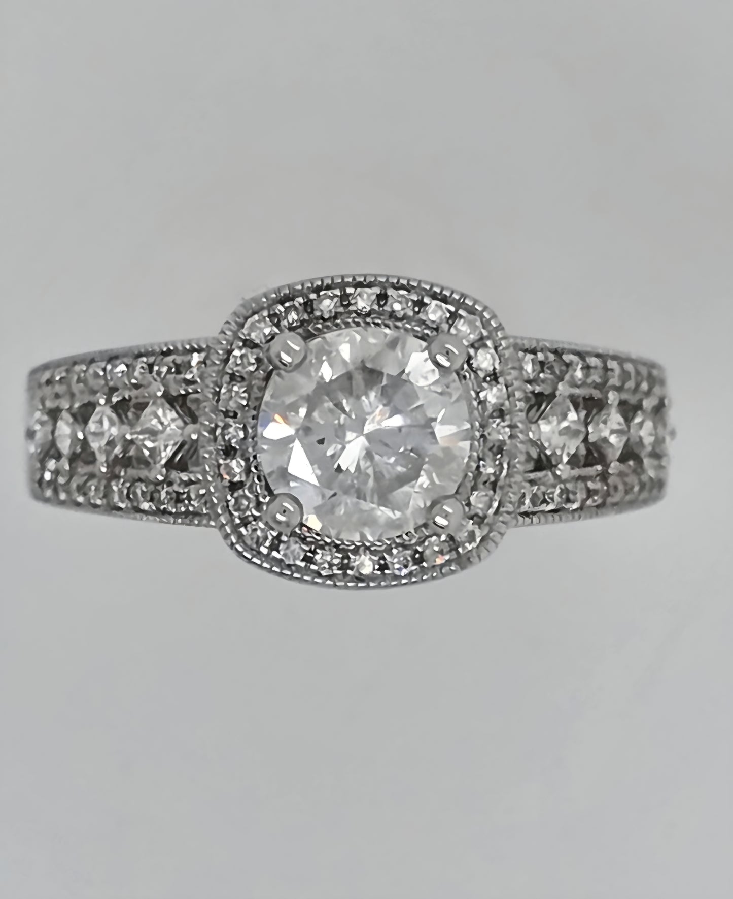 Halo Style Diamond Engagement Ring