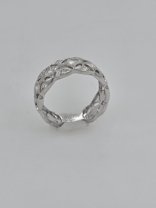 Geometric Cut Out Fashion Diamond Band